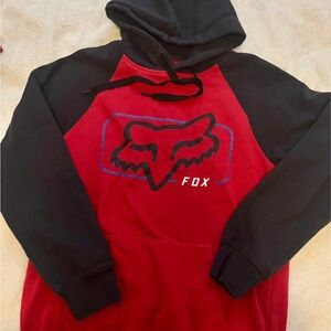 Fox Red and Black Unisex Hoodie